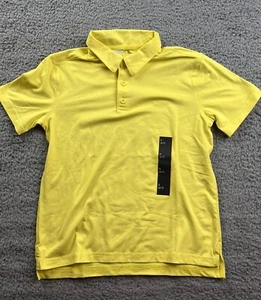 All in Motion Boy's Size Small (6-7) Short Sleeve Golf Polo Shirt Yellow - Picture 1 of 5