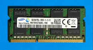 1X 8GB Samsung PC3L-12800S (DDR3L-1600) laptop RAM M471B1G73QH0-YK0 - TESTED - Picture 1 of 2