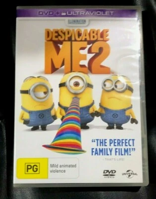 Despicable Me 2 (2013 : 1 Disc DVD & UV) Very Good Condition Region 4 - image 1 of 3