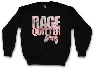RAGE QUITTER SWEATSHIRT PULLOVER Fun Gamer Informatiker Raid MMORPG - Bild 1 von 1