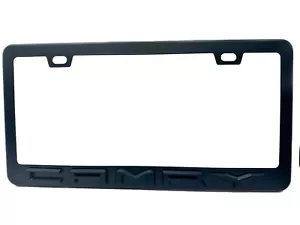 BLACK Emblem License Plate Frame Logo Stainless Steel for CAMRY - Bild 1 von 2