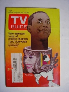 Utah-Idaho 23. Januar TV Guide 1971 BOB PEAK Flip Wilson DARK SHADOWS Pete Maravich - Bild 1 von 2