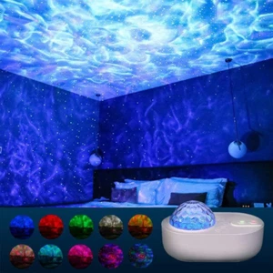 Galaxy Projector Star Night Lights with Remote,Bluetooth,Timer & White Noise,Mul - Picture 1 of 12