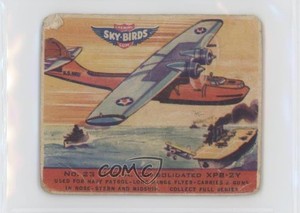 1941 Goudey Sky-Birds Chewing Gum R137 USA Consolidated XPS-2Y #23 0r1h