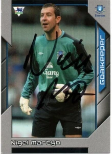 NIGEL MARTYN SIGNED EVERTON 2004/2005 PREMIER STARS TRADING CARD+COA - Picture 1 of 1