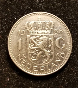 MONETA CIRCOLATA 1968 1 FIORINO OLANDA  - Foto 1 di 4