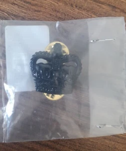 Genuine British Royal Marines RM Bronze Colour Officers 20mm Crown Badge RM1X - Picture 1 of 5