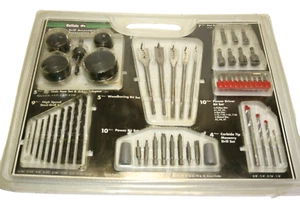 Buffalo Kit 50 Pezzi Accessori per Trapano e Guida - Punte, Seghetti, Punta in Carburo - Foto 1 di 8