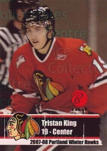 2007-08 Portland Winter Hawks #11 Tristan King