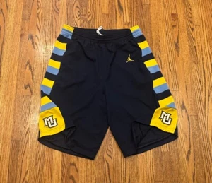 Marquette Golden Eagles Jordan Authentic NCAA College Basketball Shorts Large L  - Picture 1 of 11