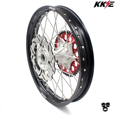 KKE 2.15*18" Cast Rear Wheel Rim Set Fit Honda XR650L 1993-2024 Silver Hub Disc - Image 1 of 4