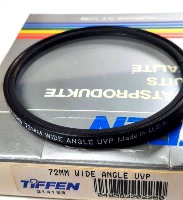 Tiffen 72mm Wide Angle Glass Lens Filter 72 mm UV Protection UVP Authentic USA - Image 1 of 4