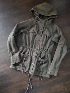 Utility Military Gorpcore Basic Army Green Jacket | Buffalo Outerwear Small - Picture 1 of 9