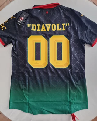 Shirt Authentic Puma Milán Off-White Fourth XL Negro "Demonios" 00 + Caja - Imagen 1 de 4