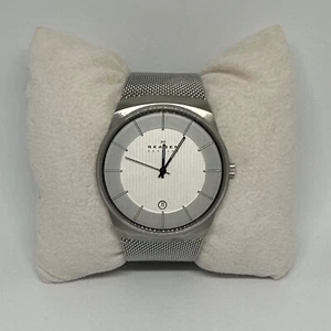 Skagen 780XLSS Men's Stainless Steel Mesh Analog Dial Quartz Wrist Watch HME220 - Picture 1 of 11