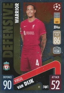 051 LIVERPOOL.FC - VAN DIJK VIRGIL NETHERLANDS CARD TOPPS CHAMPIONS LEAGUE 2022 - Bild 1 von 1