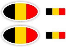 België vlag auto sticker set