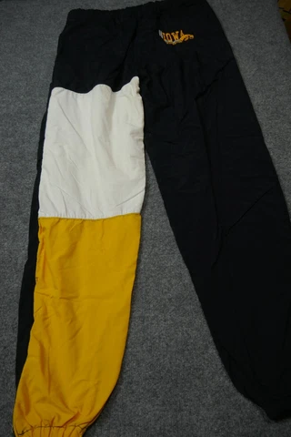 VTG Iowa Hawkeyes Pants Mens Extra Large Black Yellow Sweatpants USA Made Men Cover