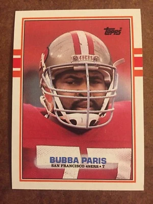 Bubba Paris 22 Topps 1989 NFL Football Trading Card - Image 1 of 2