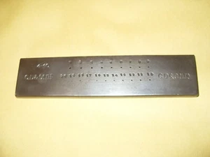 Vintage C.D & Co. Ltd Jewellery Makers Drawplate Maked 4-10 - As Photo's - Picture 1 of 3