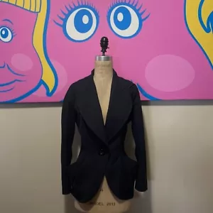 Vivienne Westwood schwarzer Wollblazer - Bild 1 von 11