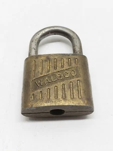 Candado antiguo Walsco RFO, vintage, cerrajero - Imagen 1 de 6
