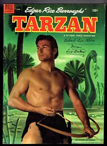 1953 June #45 Tarzan Dell Comic Book. 4.5 to 5.0 Rex Barker Cover. - Picture 1 of 2