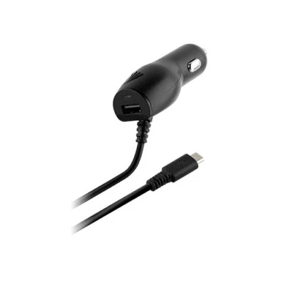 Micro USB Car Charger with USB-A Port 1.2M/4ft  Sprint  Black - Image 1 of 2