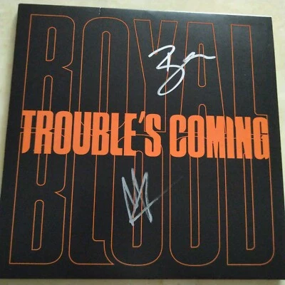 SIGNED Royal Blood - Trouble's Coming 45" 7  autographed vinyl LP - Image 1 of 2