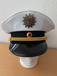 Polizeimütze-Schirmmütze-Wasserschutzpolizei-NRW-alterArt-Größe 59-Goldkordel - Bild 1 von 3