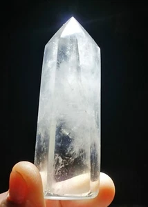 Lemurian "Blue Angel Feathers" Quartz Natural Point Crystal Rough Healing - Picture 1 of 8