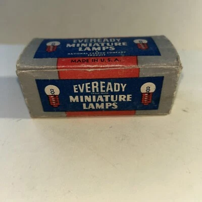 Vintage GE Eveready Miniature Lamps #432 -18volts (New/ Old Stock)  - Image 1 of 4