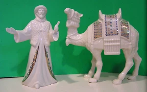 LENOX CHINA JEWELS STANDING CAMEL wCAMEL MASTER Nativity 1st QUALITY NEW n BOXES - Picture 1 of 23