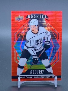 2022-23 Upper Deck Allure Red Rainbow #126 SAMUEL FAGEMO Los Angeles Kings RC