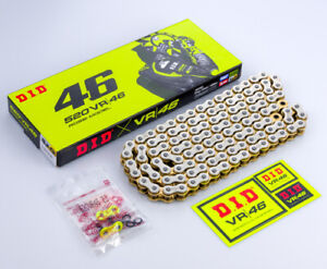 DID Kette 520VR46/112 X-Ring S&G Edition Valentino Rossi - wie DID 520VX3 112
