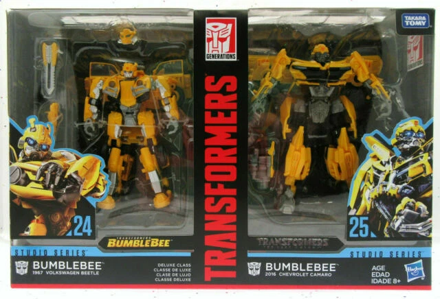 Hasbro E4688 Transformers Studio Series 24 & 25 Deluxe Class Bumblebee Pack of 2