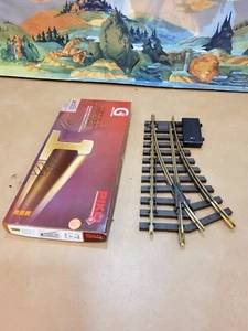 PIKO G GAUGE G-WLR1 35220 30 DEGREE MANUAL LEFT SWITCH, OB - Picture 1 of 5
