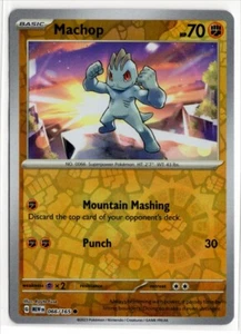 Pokemon Scarlet Violet 151 Reverse Holo 066/165 Machop - Bild 1 von 2