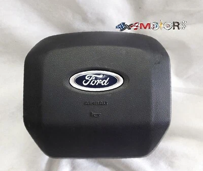 2021 2022 2023 2024 FORD F150 DRIVER WHEEL AIRBAG BLACK OEM - Image 1 of 3