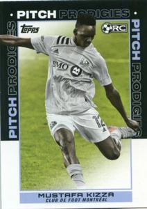 2021 Topps MLS Soccer MUSTAFA KIZZA RC Rookie Pitch Prodigies Card No 2 MONTREAL - Picture 1 of 2