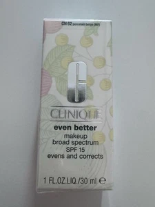 Clinique Even Better Broad Spectrum SPF15 - CN 62 Porcelain Beige (MF) 1 oz New - Picture 1 of 1