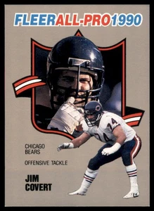 JIM COVERT 1990 FLEER ALL-PRO #7 OF 25 - Picture 1 of 2