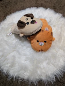 Lindas pantuflas de felpa para perros y gatos inseparables - Imagen 1 de 7