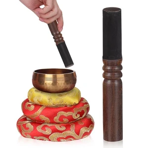 3pcs Tibetan Singing Bowl Mats Meditation Sound Bowl Tibetan Bowl Cushions with - Picture 1 of 11
