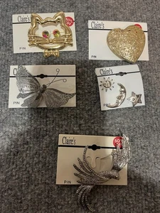 Konvolut 5 Clairs Schmuck Pins Neu - Bild 1 von 5