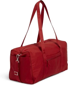 Vera Bradley große Reisetasche kardinalrot recycelte Baumwolle Handgepäck Handtasche - Bild 1 von 7