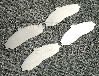 Titanium Brake Pad Shim Heat Shield Set for Pontiac GTO 2005-2006; Front - Image 1 of 3