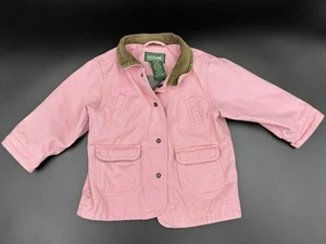 Vintage Kids Pink L.L. Bean Coat - Picture 1 of 7