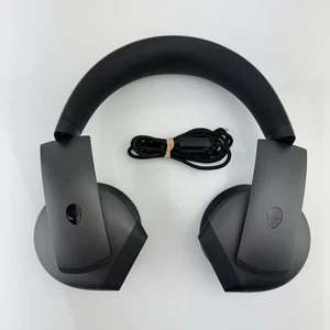 Alienware 520-AAQD AW510H Cuffie da gioco cablate 7.1 nere lato scuro - microfono rotto - Foto 1 di 9