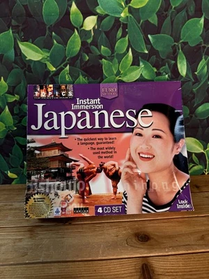 Vintage 2000 THE EURO METHOD Instant Immersion Japanese 4 CD Set  - Image 1 of 4
